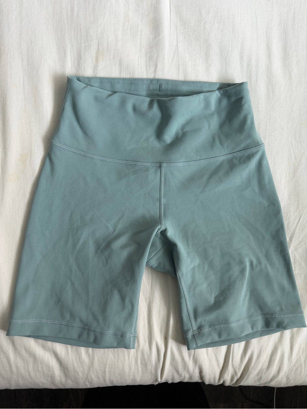 Lululemon Women’s Bike Shorts — Dusty Seafoam